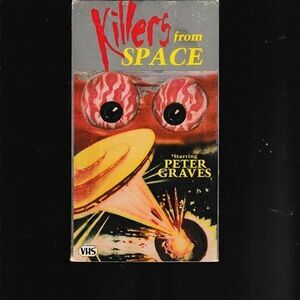 Killers from Space Used vhs SciFi Movie‎